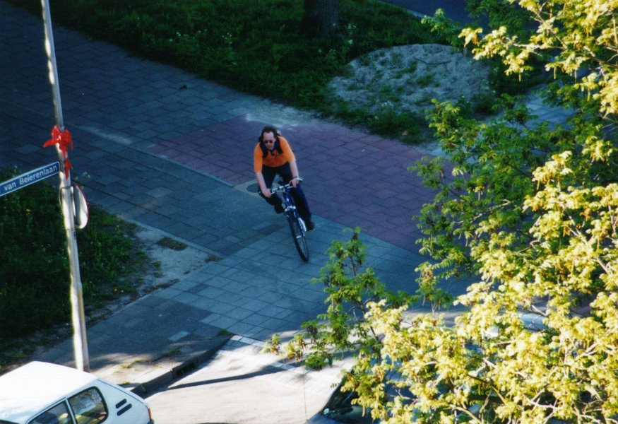 2001 05 martin op fiets